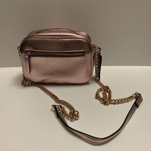 INC Glam Metallic Quilted Camera Crossbody